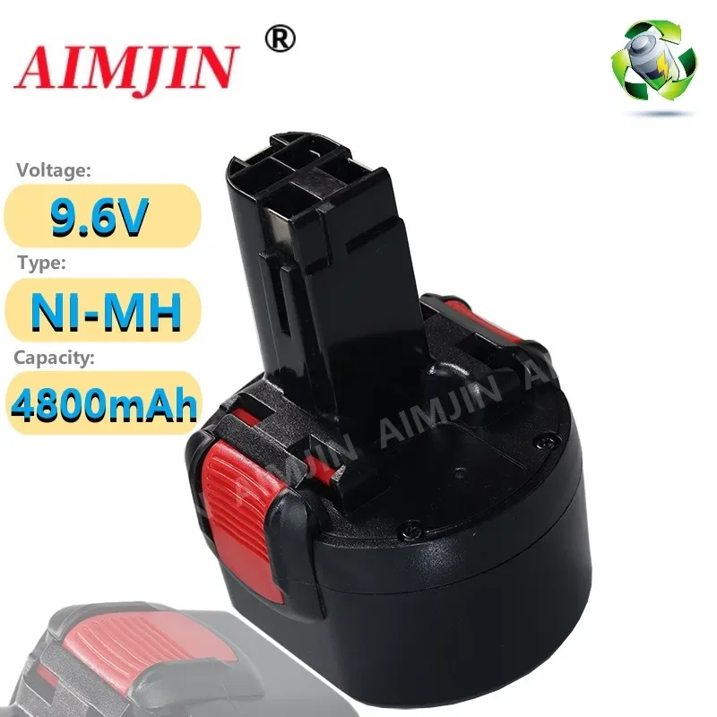 

For BOSCH rechargeable battery, power tools, BAT048, NI-MH, 9.6V, 4800mAh, PSR 960, BH984, BAT048, BAT119, L50 Replace battery