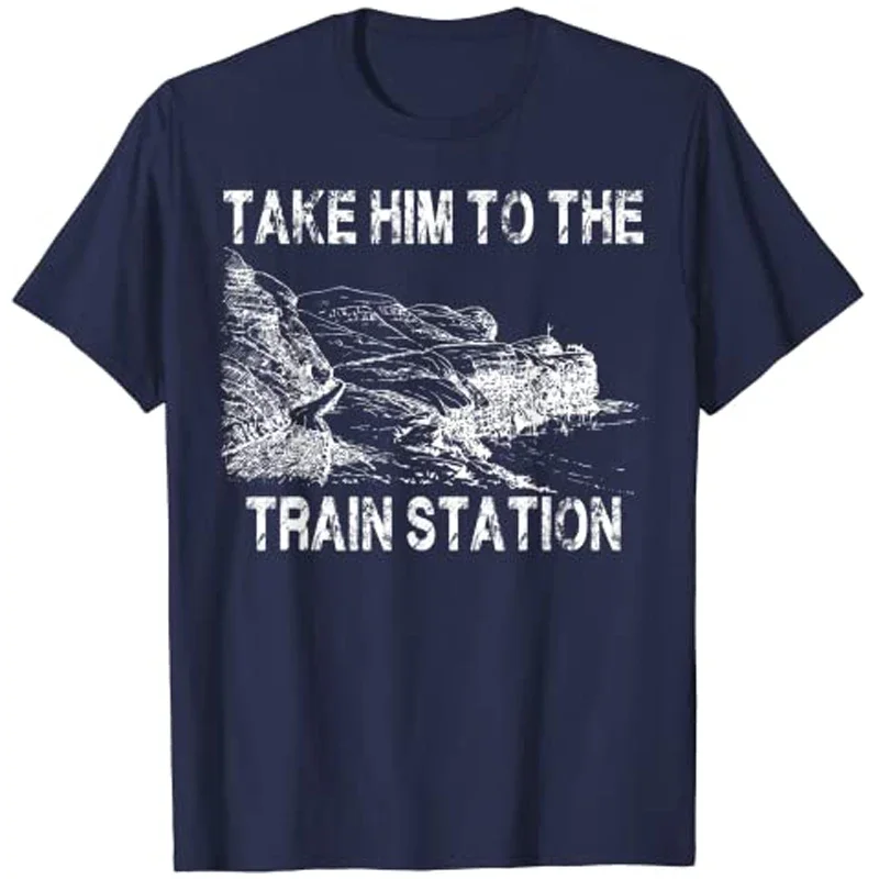 Take Him To The Train Station T-Shirt Kawaii Clothing Anime Shirt