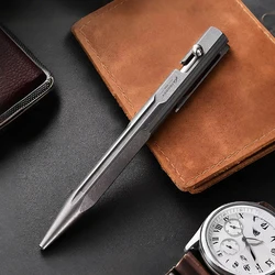 Multi-functional Titanium Alloy Tactical Pen Business Signature Ballpoint Pen Emergency Car Window Breaker Self-defense Supplies