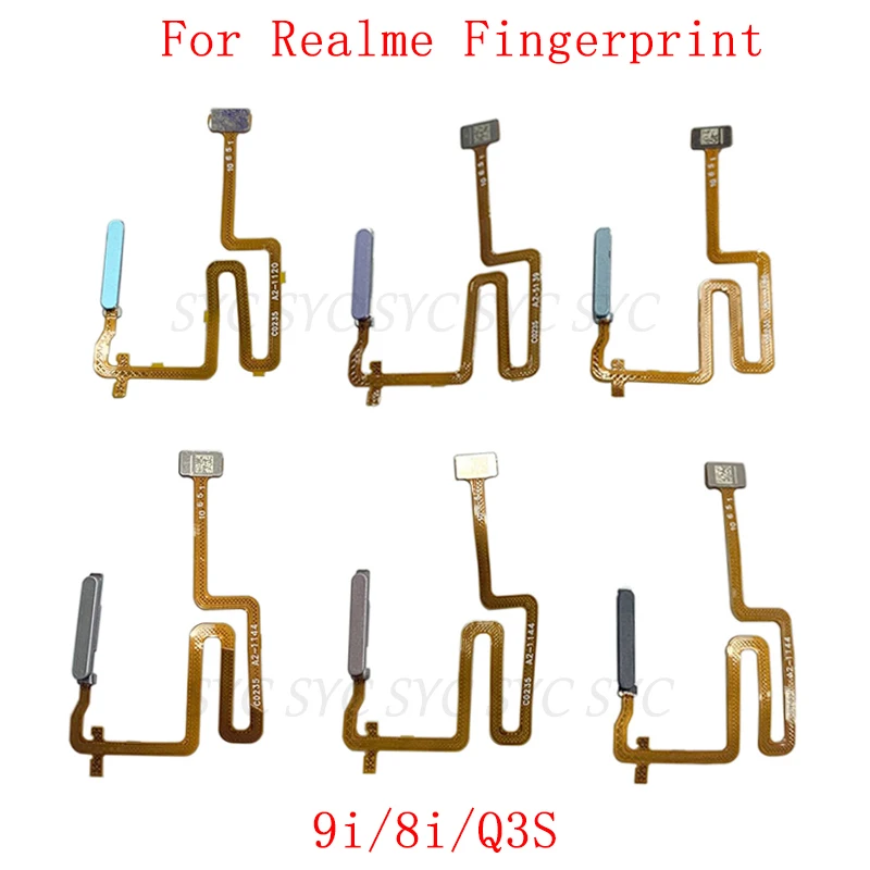 

Fingerprint Sensor Button Flex Cable For Realme 9i 8i Q3S Touch Sensor Scanner Repair Parts