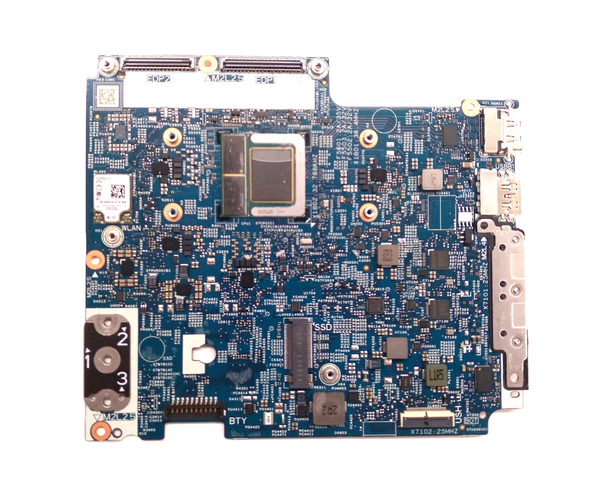 

Материнская плата для ноутбука Dell 793YR Pro 16 Plus Pb16250 — процессор Intel Core Ultra 7 268 В — встроенная дуговая графика — 32 ГБ — в употреблении — как новый