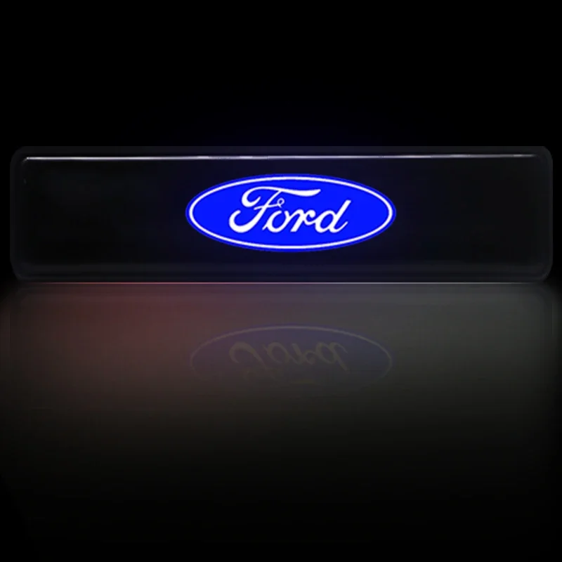 Car Styling  Auto Front Hood Grille Logo LED Light For Ford Mk2 Mk3 Mk4 Mk5 Mk7 Fiesta FOCUS 2 3 4 5 Car Accessories