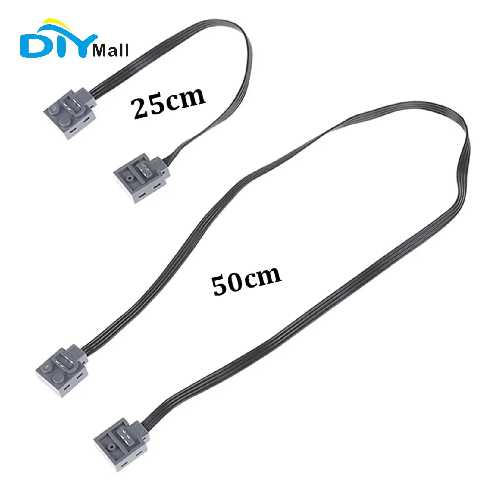 25/50 سنتيمتر وظائف الطاقة تمديد سلك الحبل موصلات متوافقة مع ليجويد MOC موتور 8886 8871 8870 مصباح ليد ربط خط 8869