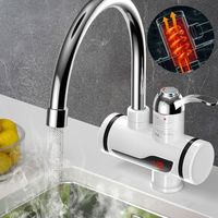 Electric Kitchen Water Heater Tap Instant Hot Water Faucet Heater Cold Heating Faucet Tankless Instantaneous Water Heater