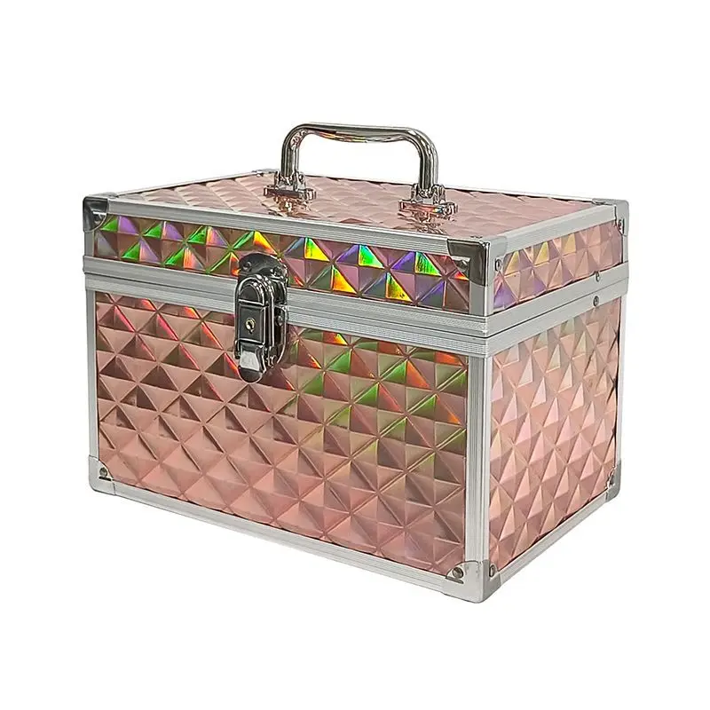 Multi-layer new-style tool box, makeup case, handbag storage box, large-capacity aluminum alloy box, medicine box