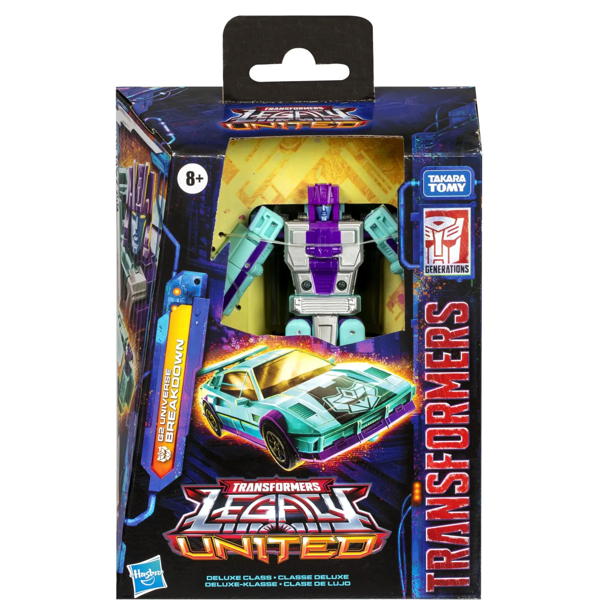 Hasbro Transformers Legacy Deluxe Class G2 Universe Breakdown, 5.5-inch Converting Action Figure, 8+ G1034