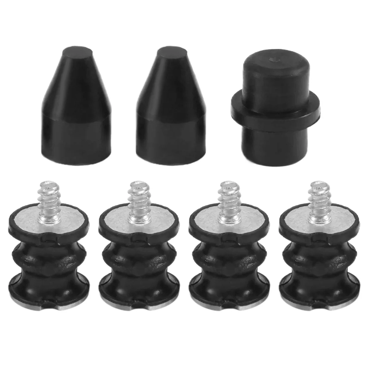 BAAR-7Pcs Rubber Front Handle Isolator Buffer Shock Mount elements Set Kit Fit for Husqvarna 136 137 141 142 Chainsaw Parts