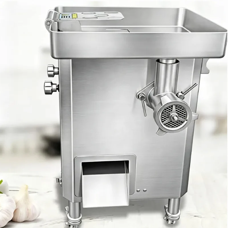 Vertical Meat Cutter Fast Electric Commercial Meat Grinder Stainless Steel Enema Machine