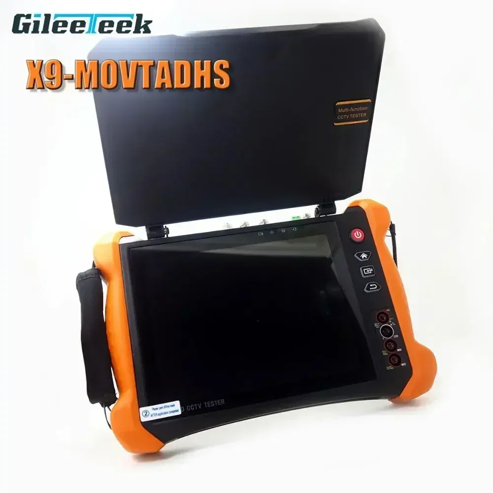 X9MOVTADHS 12-in-1 Full Function 8inch Touch screen H.265 4K 8MP IP Camera Tester TVI CVI AHD SDI CVBS CCTV Tester Monitor