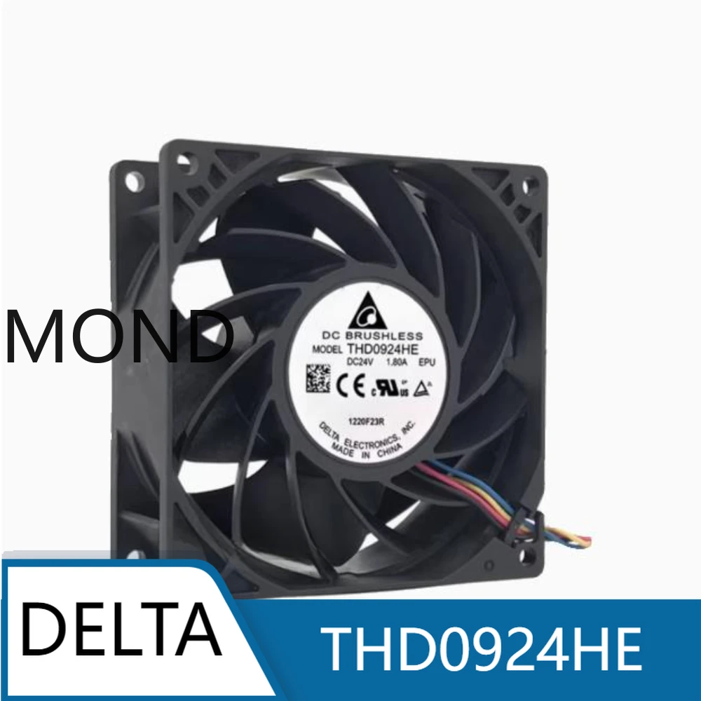 THD0924HE  Original Delta  DC24V 1.80A High Speed 9238 Inverter Violent Cooling Fan