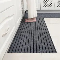 Modern Minimalist Square Floor Mat - Durable, Stain/Fade Resistant, Non-Slip Rubber Backing, Machine Washable for Indoor/Outdoor