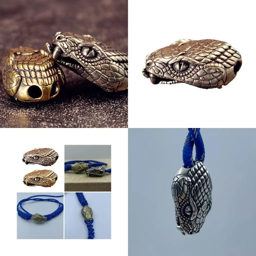 

Metal Snake Design Beads R1W