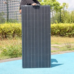 Solar Panel Panel słoneczny 120w 18V elastyczny lub szklany monokrystaliczny ładowarka solarna Off Grid na akumulator 12V RV przyczepa przyczepa kempingowa do domu