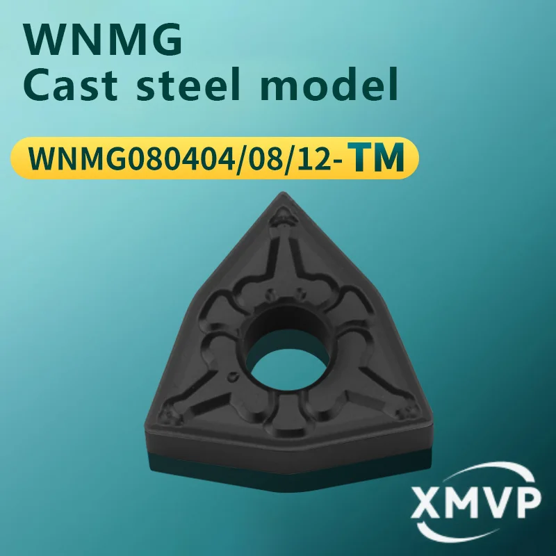 

The peach-shaped CNC turning insert WNMG080404/08/12-TM cast steel grade BP8118 peach-shaped tool head