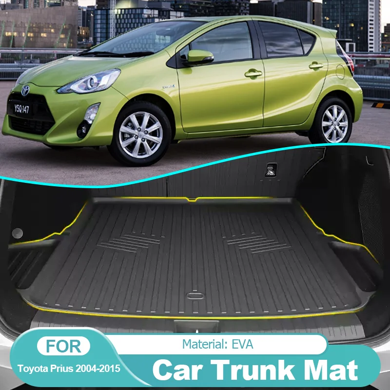 

EVA Car Rear Trunk Mat Waterproof Protective Liner Trunk Tray Floor Mats Accessories for Toyota Prius 2015 2014 2013 2004~2015