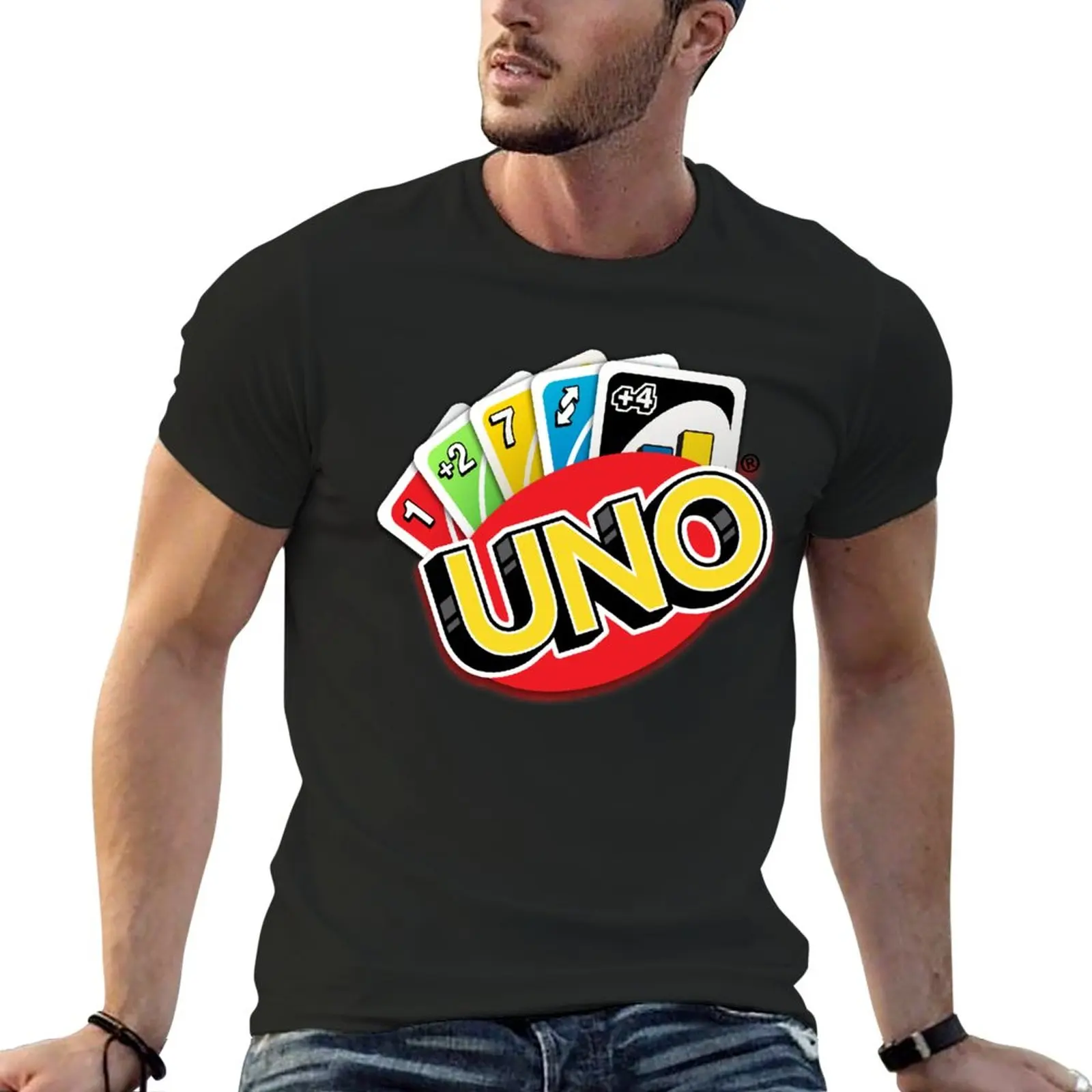 

New uno logo T-Shirt black t shirts custom t shirts design your own mens vintage t shirts