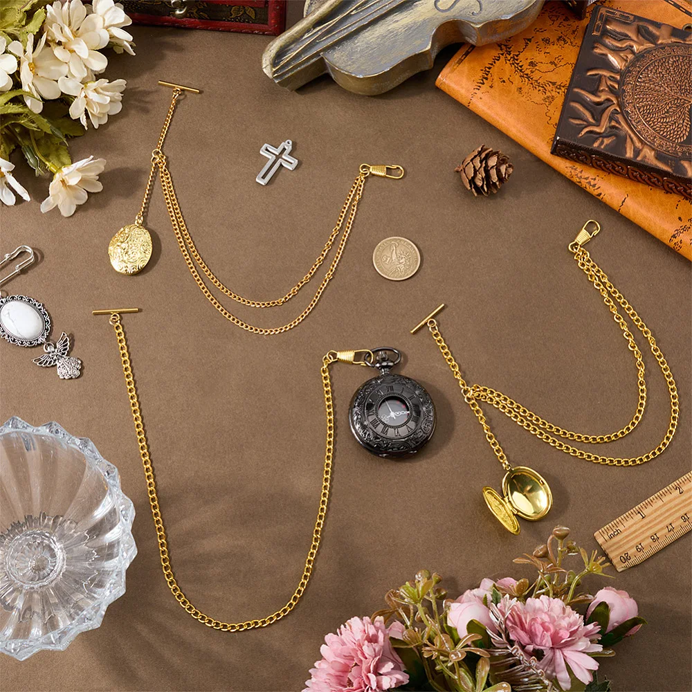 3 Stil Pirinç Cep Saati Zincir - Men Accessories Locket incelemesi ve fiyatı