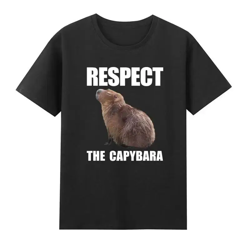 T-shirt drôle « Respectez le Capybara » avec motif de rongeur Capibara