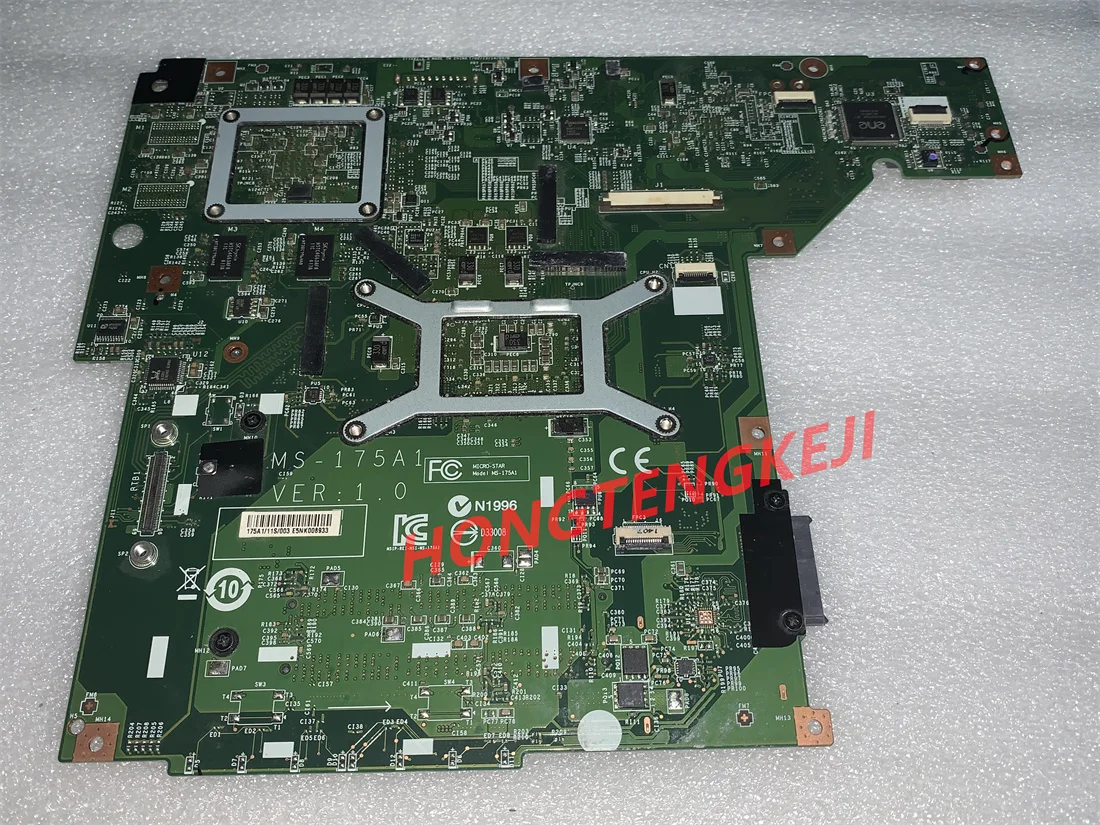 Used Genuine  ms-175a1 ver 1.0 For msi MSI GP70 2PE laptop motherboard with i7 i5 cpu and GeForce 840m tesed ok