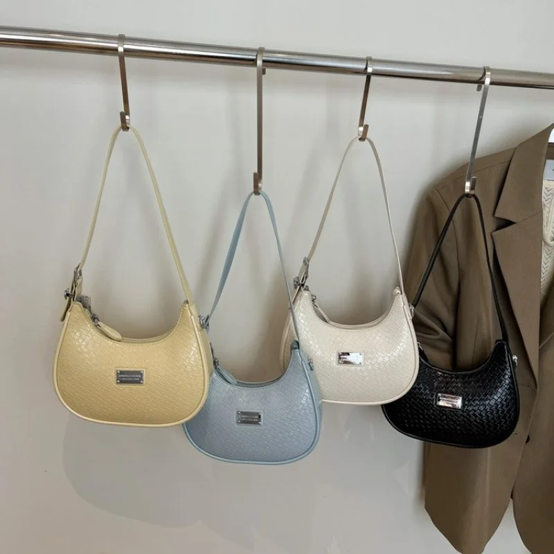 

Elegant Leather Women's Shoulder Bag High-End Luxury Brand Famous Designer Trendy Daily Vintage Bag