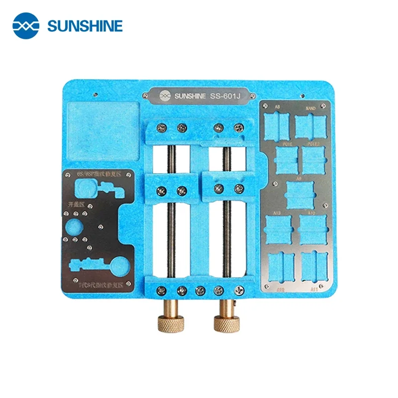 SUNSHINE SS-601J-Plataforma de fijación Universal, rodamiento doble, estable para placa base iP PCB BGA, reparación, herramienta de soldadura