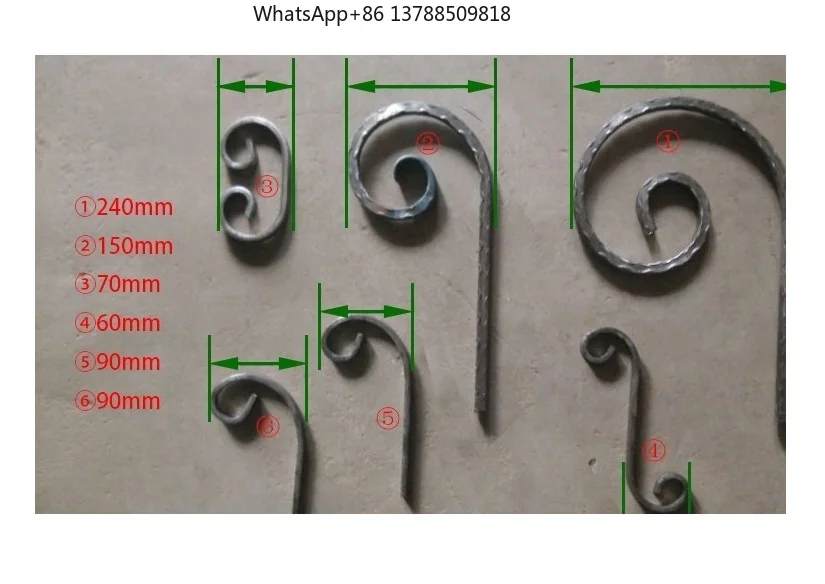 Wrought Iron Scroll Bender Manual Craft Tool