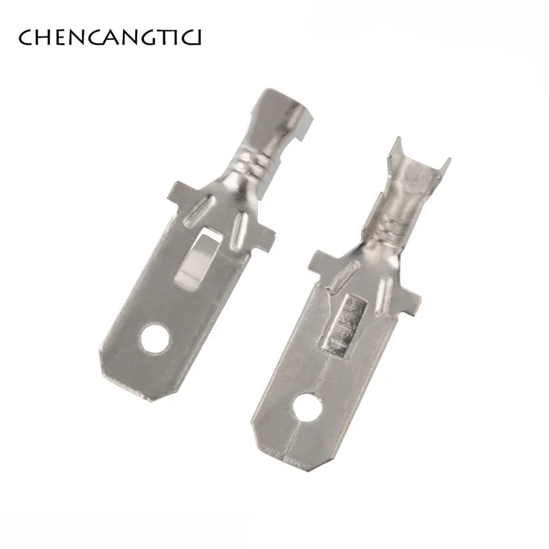 

20 Pcs 7.8 MM Automotive Crimp Wire Terminal Brass Tinned Car Male Cable Connector Splice Pins DJ611-7.8