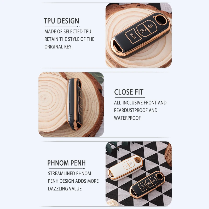 New TPU Car Key Case Cover Shell Protection For Mazda 2 3 6 Atenza Axela Demio CX-5 CX5 CX-3 CX7 CX-9 2015- 2019 Car Accessories view 6