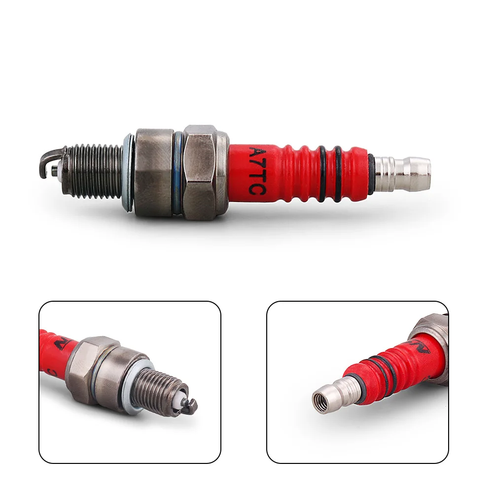 Свеча-зажигания-a7tc-1-шт-для-мопедов-gy6-50cc-70cc-150cc-квадроциклов-мотоциклов-картов-и-скутеров