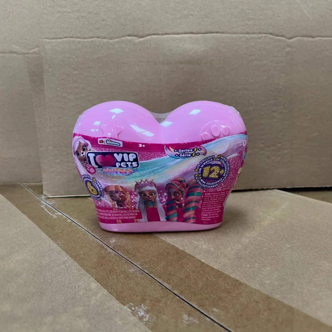أنا أحب VIP الحيوانات الأليفة المشجعين الصغيرة تصفيف الشعر دمية الحب كلب صغير القلطي مفاجأة صندوق أعمى لعبة جديلة #5