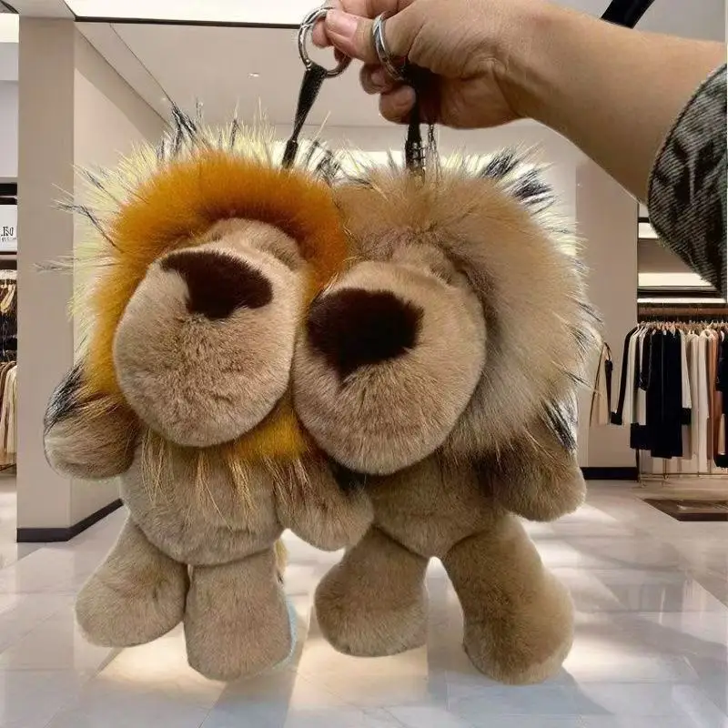 

Льва Куб, плюшевый кулон, милая сумка в стиле аниме, очаровательный брелок, кукла, подарок для девочек и женщин