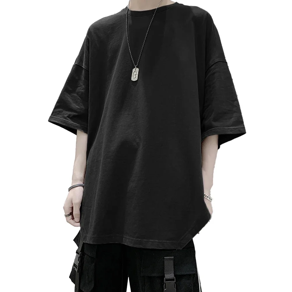 

Comfortable Summer T-shirt For Men Loose Fit Shirt Loose Fit Tee Men Casual Shirt Casual Pullover Top Half Sleeve Style