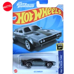 Original Mattel Hot Wheels C4982 Car 1/64 Metal Diecast The Fate of The Furious Ice Charger Vehicle Toys for Boy Collection Gift