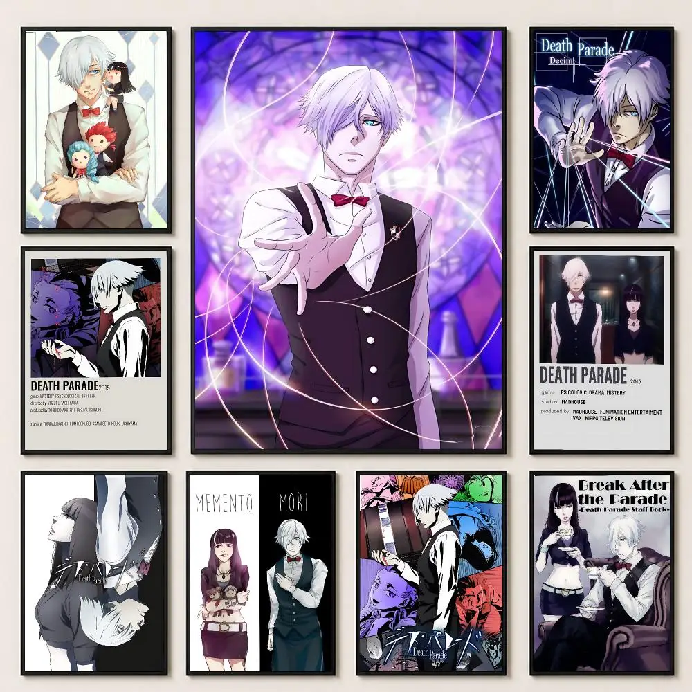 anime Death Parade Poster HD Poster Warm Home Decoration Suitable for Bedroom and Living Room Gifts Giving
