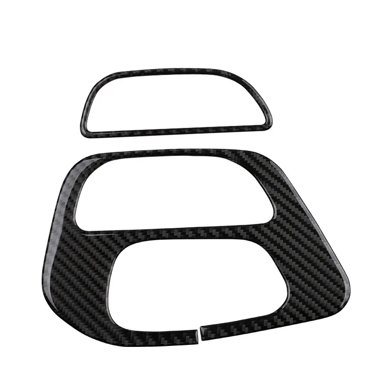 For Dodge Challenger Challenge Carbon Fiber Interior Modification Center Control Gear Cup Panel Decorative Sticker