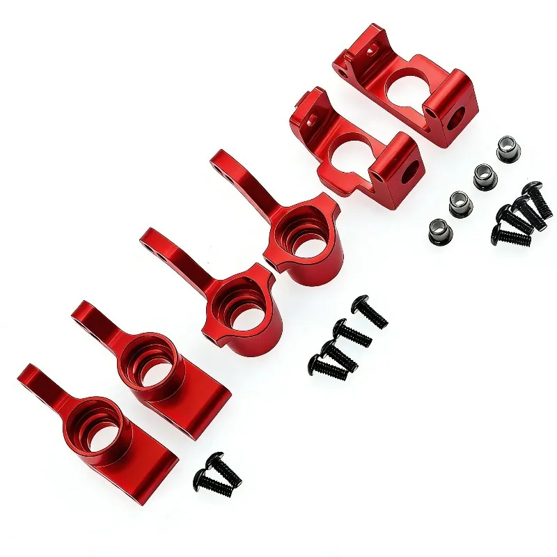 Metal Steering Cup Caster Block Hub Carrier Set for HPI Ken Block WR8 FLUX 1/10 RC Car Upgrade Parts Accessories