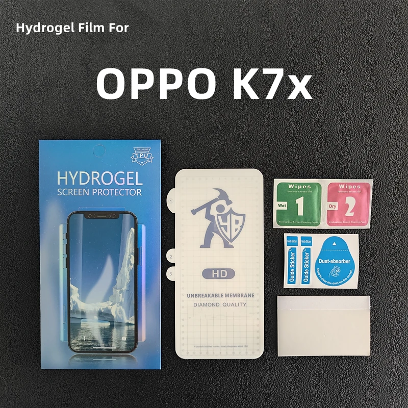 2/3/4 шт. HD гидрогелевая пленка для OPPO K7x Защитная экрана Прозрачная защитная без закаленного