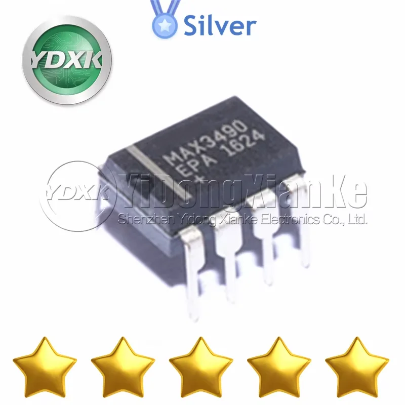 MAX3490EPA DIP8 MAX483CPA Electronic Components MAX485CPA MAX485EEPA MAX485EPA MAX488EPA New Original MAX490EEPA