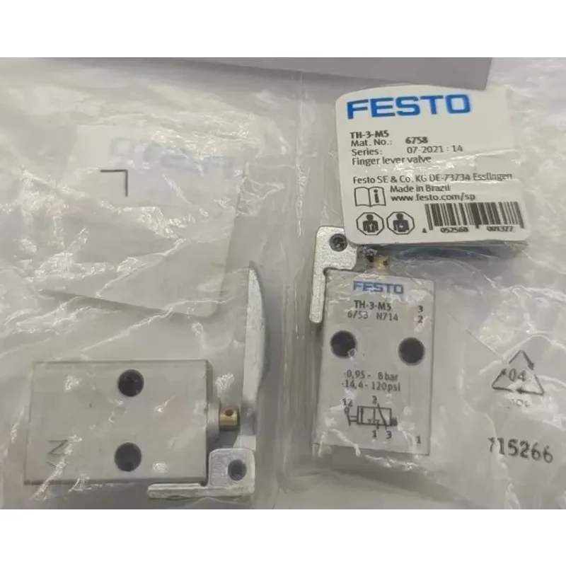 Parts for Festo, mechanical valve 6758 TH-3-M5 New
