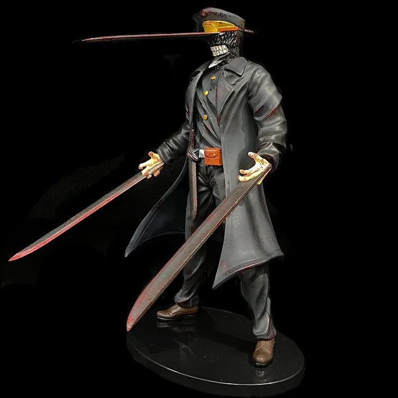 26CM Anime Chainsaw Man Denji Figure Samurai Sword Action Figure Model Toy Gift Collection Power Chainsaw Man Figure PVC