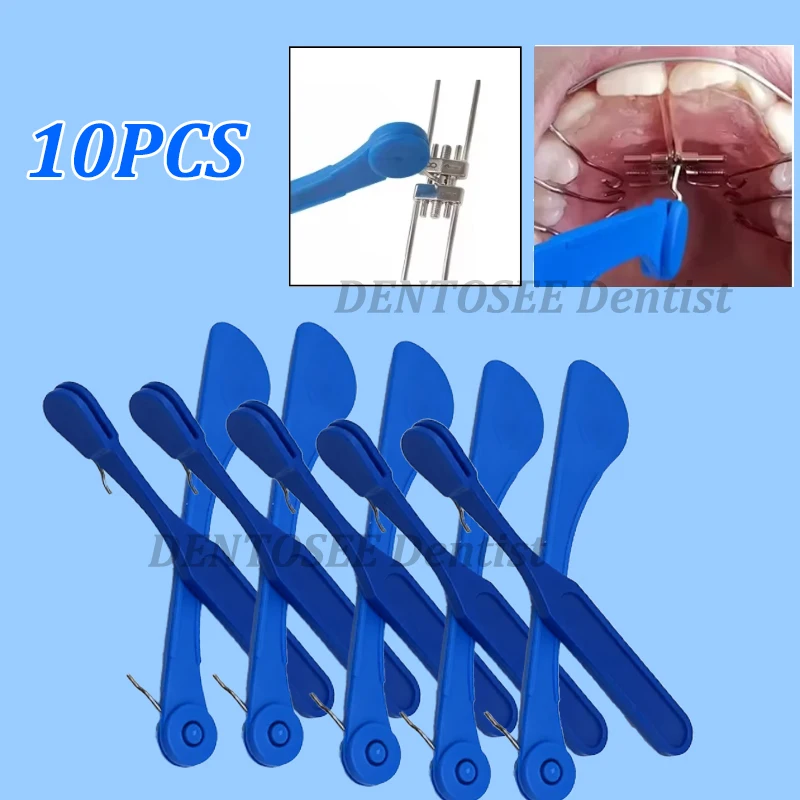 10pcs Dental Implant Expansion Screw Rapid Palatal Expander Swivel Keys Multifunctional Orthodontic Tools Instrument Brace