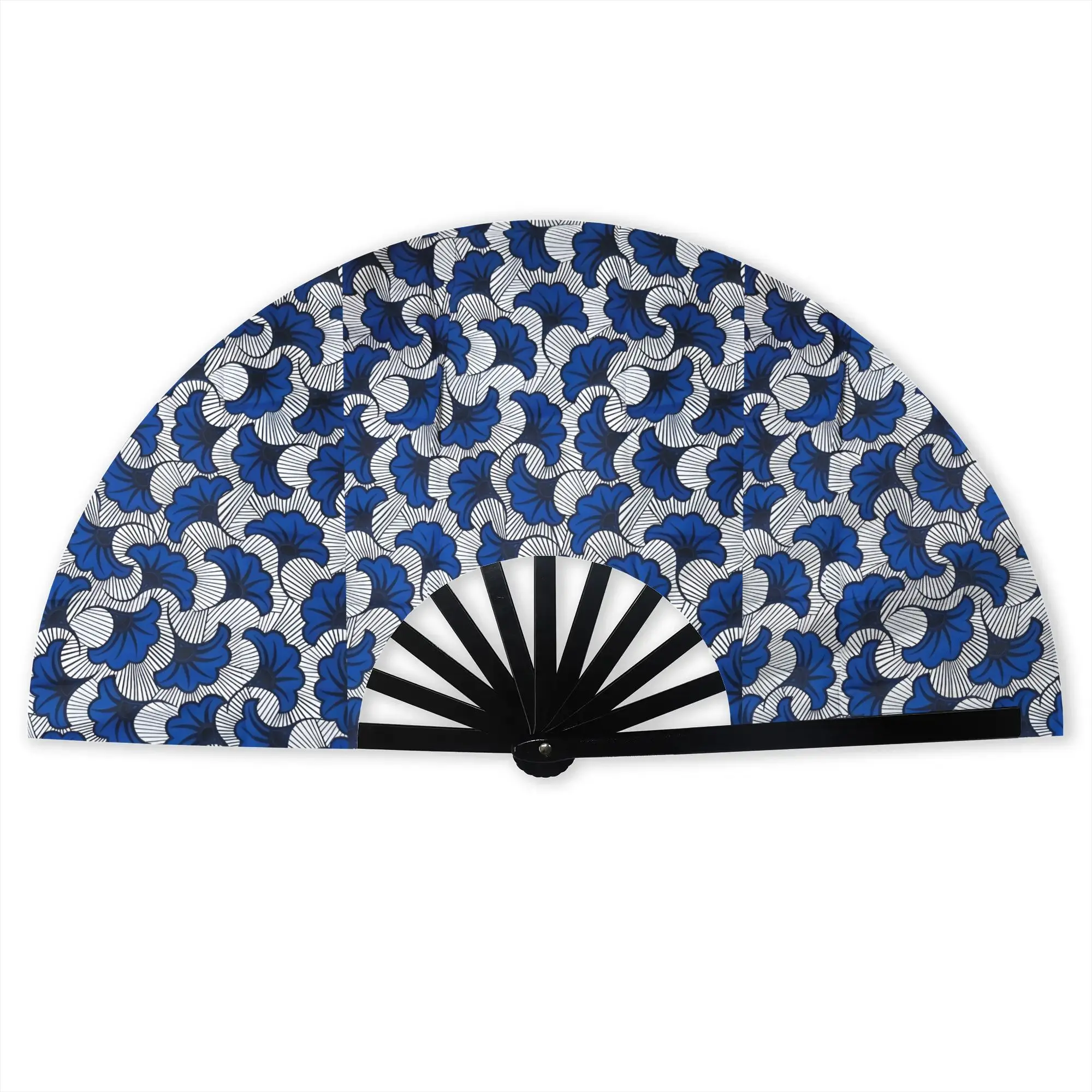 Ginkgo Leaf Folding Hand Fan Custom  Polyester Fabric Fan Cool Summer Accessory Decorative Fans