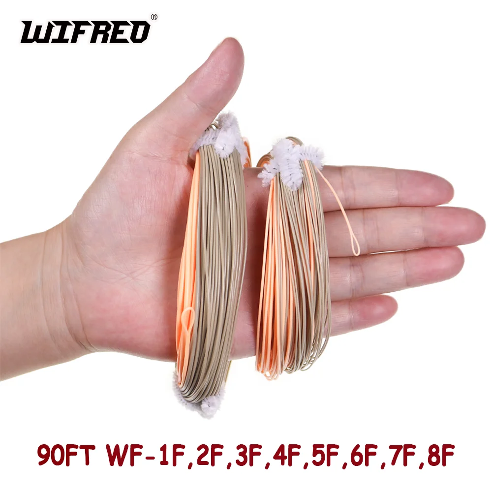 

Wifreo 9FT WF-1F~8F Single Handed Spey Fly Line Floating Weight Forward Shooting Head Fly Fishing Line Dual-Tone Welded Loops