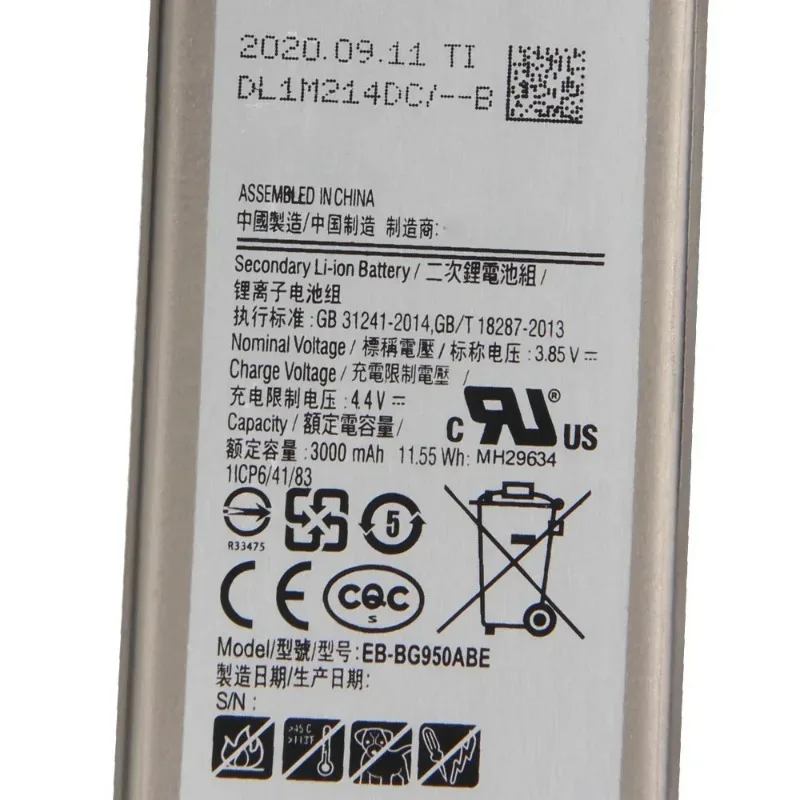 EB-BG950ABE/ABA,Brand New Replacement Phone Lithium Battery+Tool,For Samsung GALAXY S8 SM-G9508 G9508 G9500 G950U,3000mAh