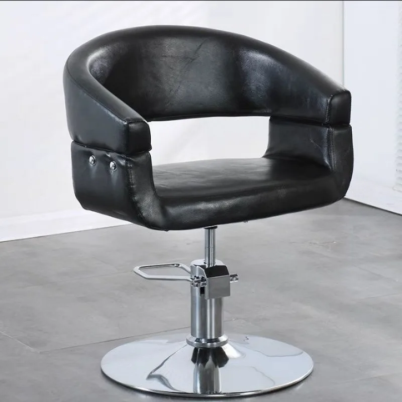 

Barber shop hair salon special high-end hair salon chair can lift and lower hair cutting barber stool fashionable perm and dye