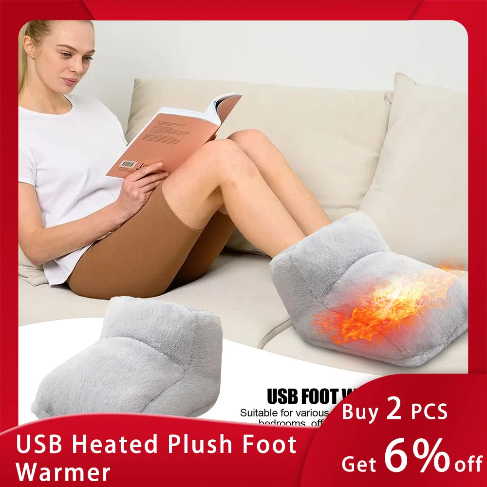 

Winter warm foot cover USB heated foot warmer foot warmer pad full package foot warmer thickened non-slip home office heating