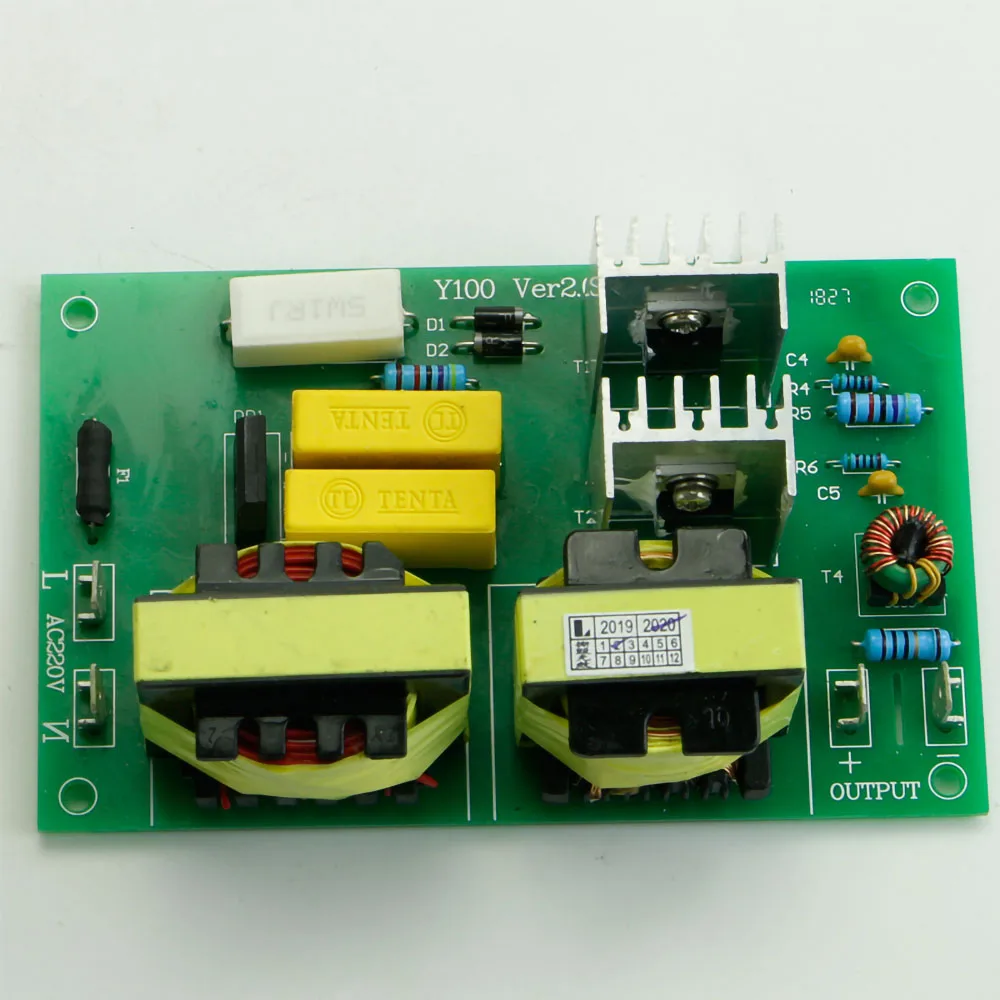 Imagem -02 - Placa de Circuito de Limpeza Ultrassônica Placa40khz Suporte 480w 600w Limpeza de Graxa Compatível Máquina de Lavar Louça e Transdutores