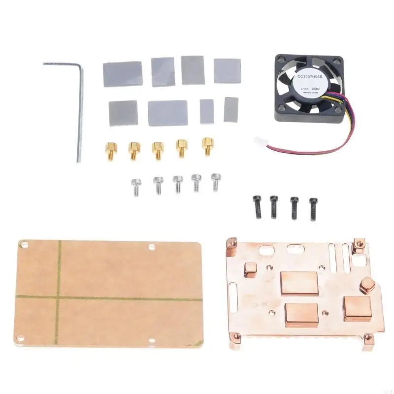 896f voor PI5 -bord radaitor temperatuurregeling oplossing koellichaam pwm ventilator optioneel