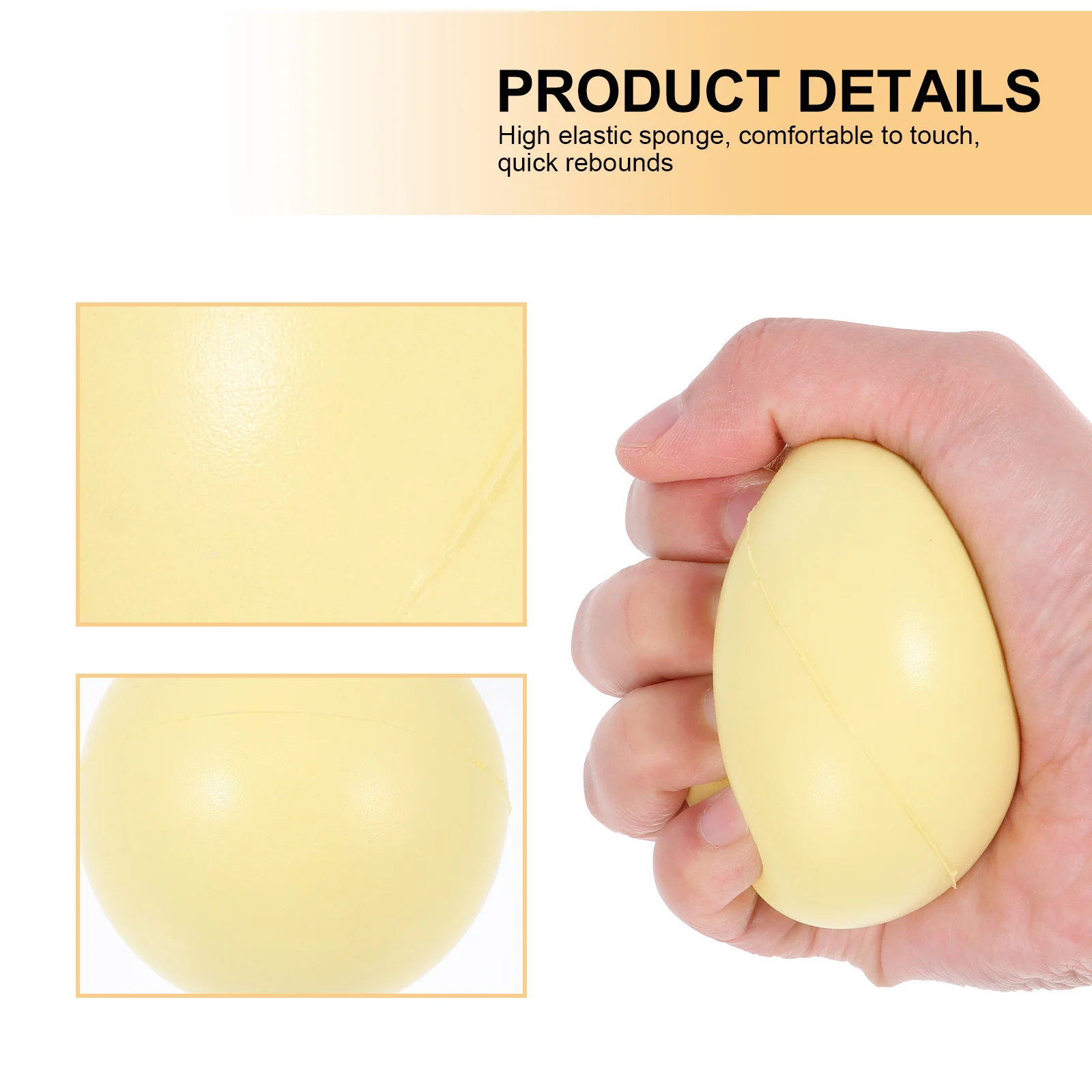 

4Pcs Musical Instrument Supplies Sponge Piano Trainer Balls for Correct Piano Gestures Assorted Color Stress Ball