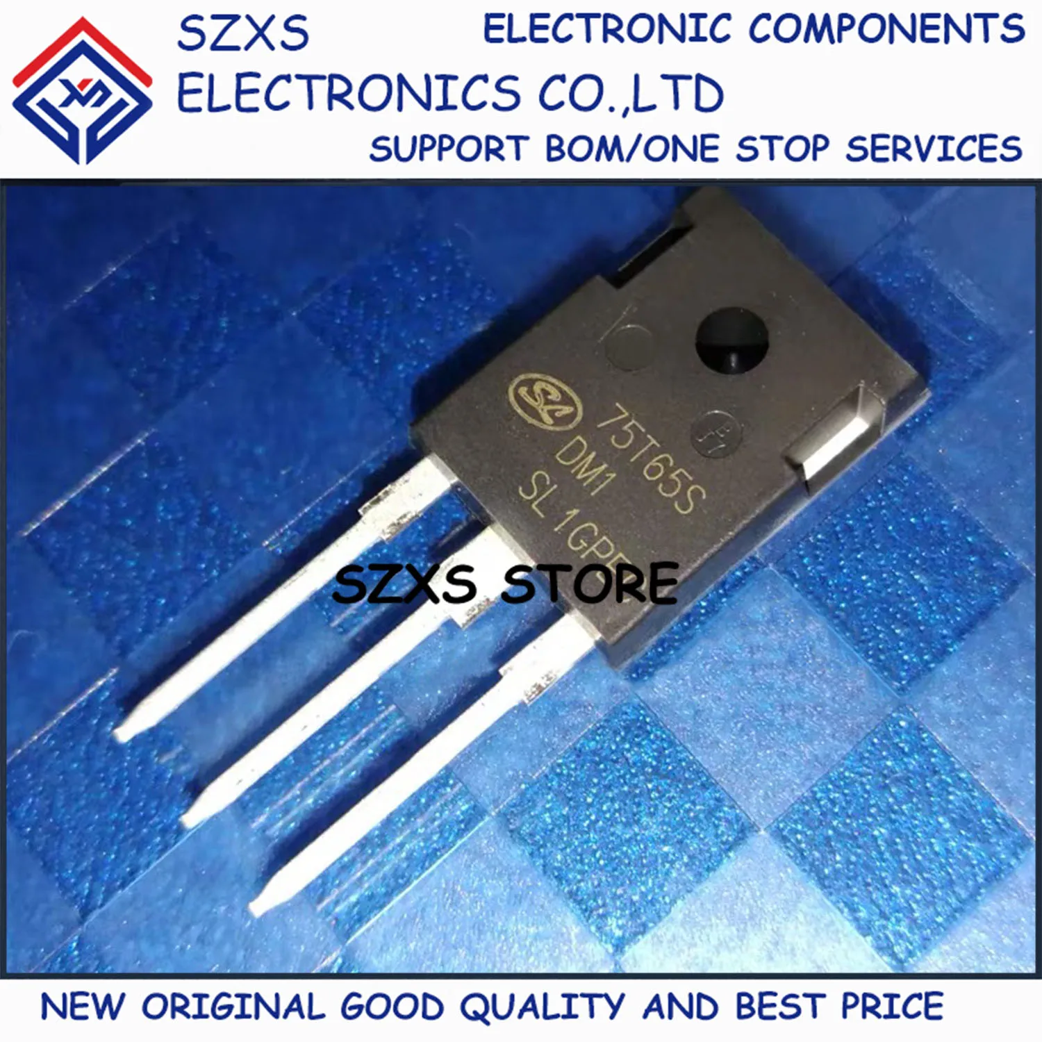 New Original 10Pcs 75T65SDM1 SGT75T65SDM1P7 SGT75T65SDM1 TO-247 650V 75A Powerful IGBT Transistor In Stock Good Quality
